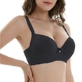 thumbnail image 2 of Txenfivo Plus Size Bras for Women Lace Push Up Full Coverage Underwire T-Shirt Bra Lightly Lined Womens Everyday Comfort Bra, 36C-50DDD, 2 of 6