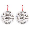 thumbnail image 1 of Personalice los ornamentos colgantes de los adornos formados para la decoración de la Navidad Wmkox8yii gf5798, 1 of 8