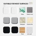 thumbnail image 4 of SCSYV Door Stoppers Wall Protector - Silicone Door Knob Guard Wall Shield - Self-Adhesive Door Handle Bumper Silencer for Home Office Walls (White, G, 4 of 5