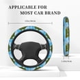 thumbnail image 7 of Picia Island And Coral Reef Car Steering Wheel Cover, Non-Slip, Breathable, Universal 15 inch, 7 of 7