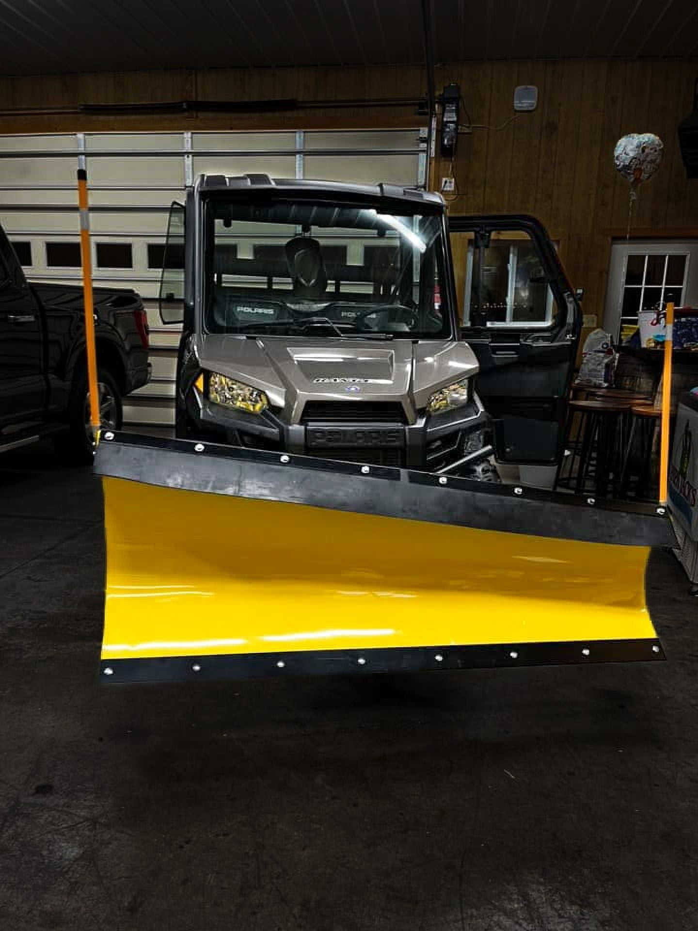 Denali Plows 72" UTV Snow Plow YELLOW fits 2012-2025 Kawasaki Teryx