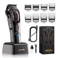 thumbnail image 7 of Professional Hair Clipper for Men, Barber Hair Clipper Set, High Torque Brushless Motor with DLC Coated Ceramic Blade, Mens Cordless Hair Clippers Set for Barbers （Black）, 7 of 7