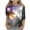 3-Dark Gray, variant on ZTKWD Boys Girls Tie Dye Shirt 3/4 Sleeve 3D Print Graphic Funny Colorful Summer Tee Shirts for Teens 6-16 Years