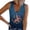 D-Multicolor, variant on Womens July 4th Tank Tops USA Printed V-Neck Sleeveless Blouses Red White Blue Loose Fitted Summer Tank P-Multicolor