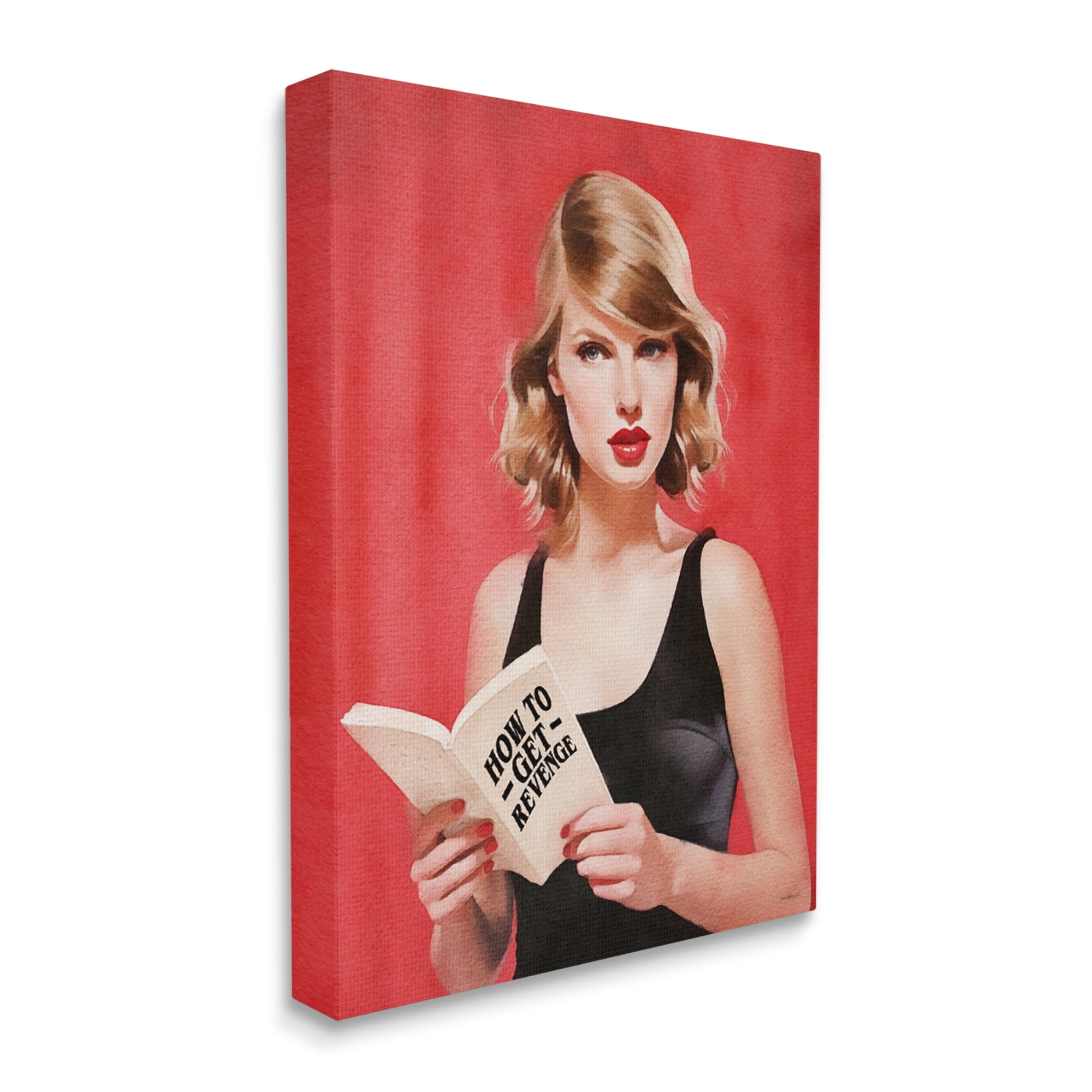 Stupell Industries Popstar Revenge Book Literature & Flim Painting Gallery Wrapped Canvas Art Print Wall Art, 24 x 30
