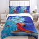 thumbnail image 1 of Disney Mickey Minnie Mouse Quilt Cover Pillowcase Bedding Three Piece Set Multi Size Comforter Duvet Cover Anime Bedding SetsAU Queen 210x210cm Gao Jinjia LED, 1 of 2