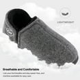 thumbnail image 6 of Ecetana Slippers for Men Slip On Fuzzy Slippers Comfort Warm House Shoes Indoor Outdoor, 6 of 7