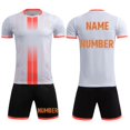 thumbnail image 2 of Custom Boys Girls Socce Jersey Short sleeve Set Adult Kids Athletes Football Jersey Cheap Children Soccer Uniform Set White zhangmengya LED, 2 of 2