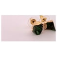 thumbnail image 3 of Green Quartz Gold Stud Earrings GQGSE3, 3 of 7
