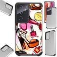 thumbnail image 1 of Compatible with Samsung Galaxy S22 Ultra 5G 6.8" Hybrid Fusion Guard Phone Case Cover (Shoes & Perfume), 1 of 1