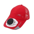 thumbnail image 2 of ibiyuan Solar Fan Hats for Woman Sun Wide Brim Fishing Hat Usb Charging Adjustable Speeds Fishing Hat Baseball Cap 2-In Hands-Free Hat Fan Womens Sun Hat for Outdoor Fishing, Camping, Hiking, 2 of 2