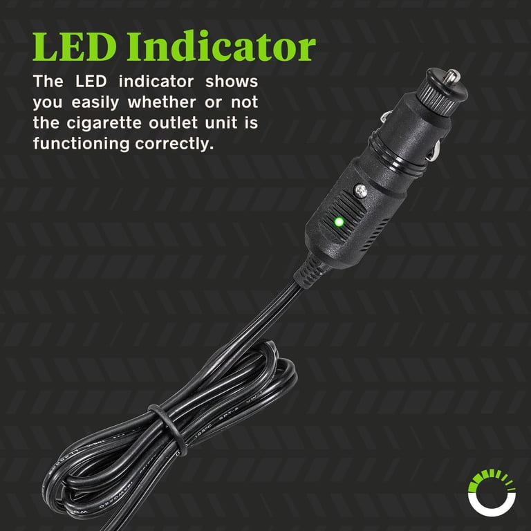 cigarette outlet online Online LED Store Automotive DC Power Outlet Extension [Heavy Duty]  [12V-24V] [10 Amp] [In-Line Fuse] [Plug-N-Play] Car Triple Socket Cigarette  Lighter