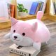 thumbnail image 3 of Cute Shiba Inu Dog Plush Toy Kawaii Soft Stuffed Animal 35Cm (Pink), 3 of 5