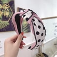 thumbnail image 2 of Diadema HUOGUO Fashion Low Knot para mujeres y niñas, 2 of 3