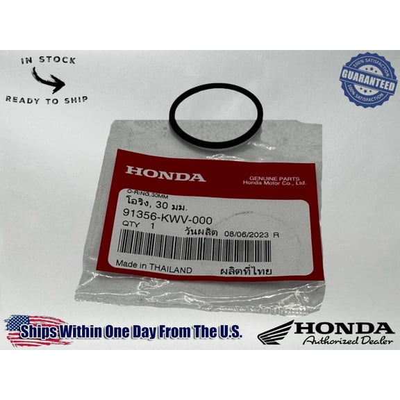 Honda Genuine OEM Authentic O-Ring (30mm) 91356-KWV-000