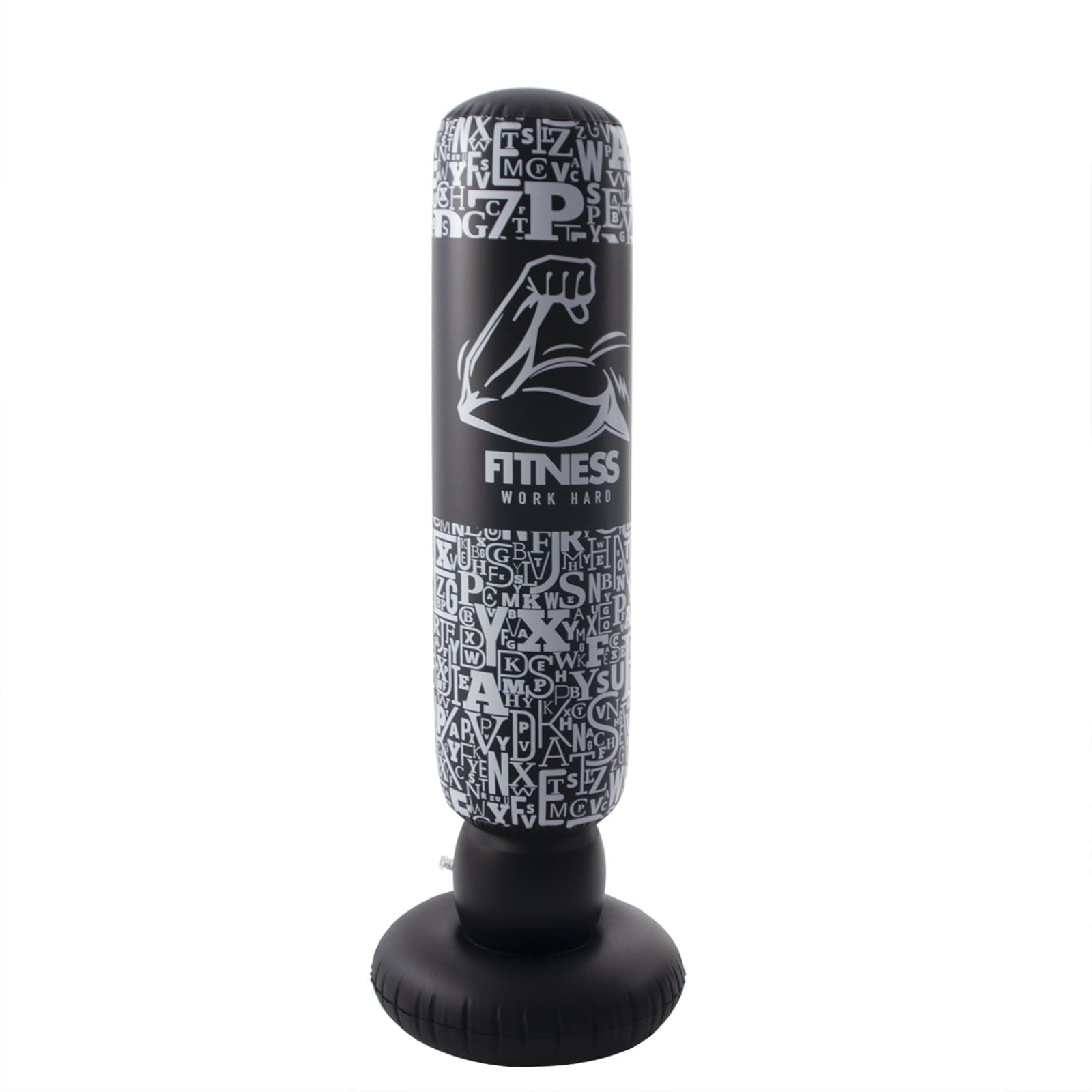 Honeydrill Inflatable Punching Bag Boxing Bag for Kids, Black