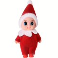 thumbnail image 3 of Poupée Elf de Noël Bébé Elf Étagère Poupée Elf Jouet en Feutre PVC pour Enfants, 3 of 7