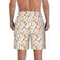 thumbnail image 3 of Naloa Retro Floral Men's Beach Shorts, Surfing shorts, Swim trunks, Quick Dry Swim Trunks for Surfing Beach Fun - Small, 3 of 9
