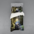 thumbnail image 1 of Ambesonne Grey Bedding Set 3 Pcs, Buried River, Twin, Grey, 1 of 3