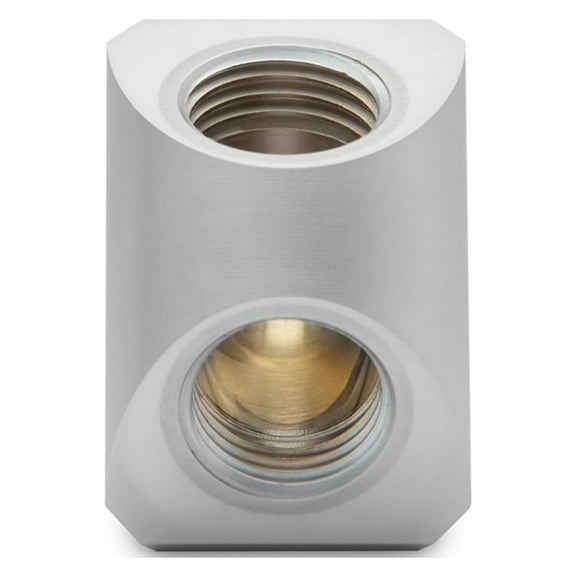 EKWB EK-Quantum Torque Static 90 Degree Fitting, Female to Female, Satin Titanium