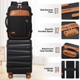 thumbnail image 2 of UKEIN Carry On Luggage 20 Inch Hardside Suitcase with YKK Zippers TSA Lock and Spinner Wheels Luggage Sets with Travel Backpack 3 Packing Cubes for Men Women, 2 of 9