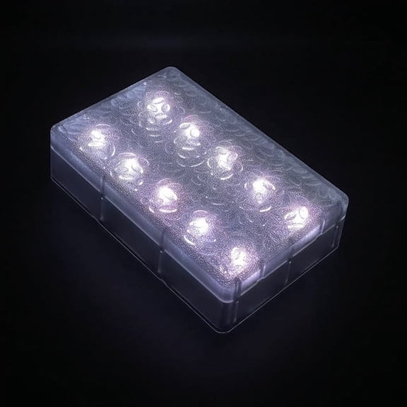 Solar Brick Neutral White LED Light 6x9, Outdoor Lights, Path & Garden Lights, Solar Energy