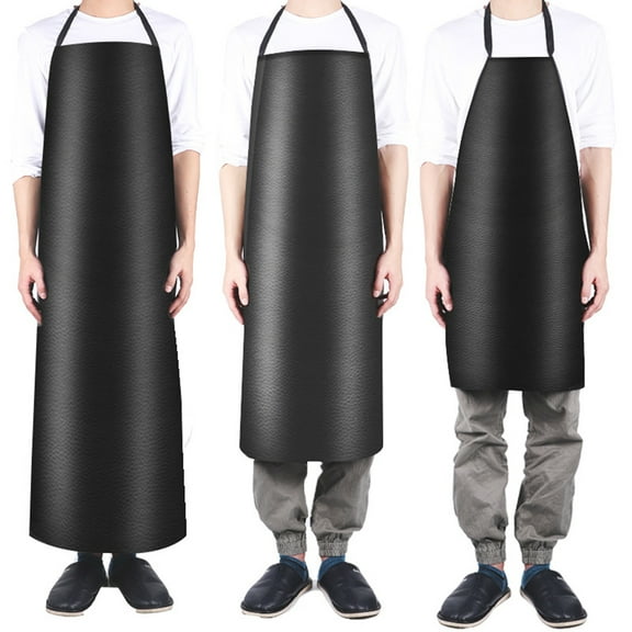 Yesbay Waterproof Apron for Lab Work Butcher Oil Resistant Bib Apron Adjustable Straps Gardening Dog Grooming Apron