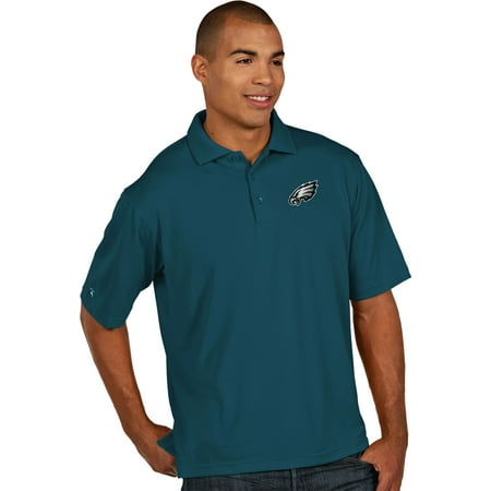 - Antigua Men's Philadelphia Eagles Pique Xtra-Lite Teal Polo