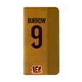 thumbnail image 2 of Keyscaper Joe Burrow Brown Cincinnati Bengals Folio iPhone Case, 2 of 7