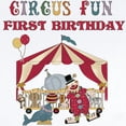 thumbnail image 2 of CafePress - Circus Fun 1St Birthday Infant Bodysuit - Baby Light Bodysuit, Size Newborn - 24 Months, 2 of 4