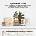 thumbnail image 4 of Christmas Village Houses, Resin Christmas Snow Scene Village House With LED Lights, Battery Operated Light Up Scene Christmas Decorations Desktop Ornament For Holiday Party Decor, 4 of 8