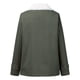 thumbnail image 5 of Chaquetas y abrigos casuales de manga larga sin capucha para mujer, abrigo de invierno cálido con solapas y botones, talla grande, 5 of 6
