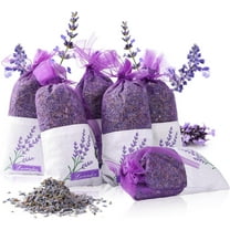 Lavender Sachet Bags for Drawer, Dried Lavender Scented Closet Sachets Air Freshener Oder Eliminator, Home Fragrance Sachet for House