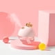 thumbnail image 2 of Lindo humidificador de gato humidificador de corona, máquina de incienso, gran cantidad de niebla, silencioso, apagado automático, humidificador antisecado (rosa), 2 of 5