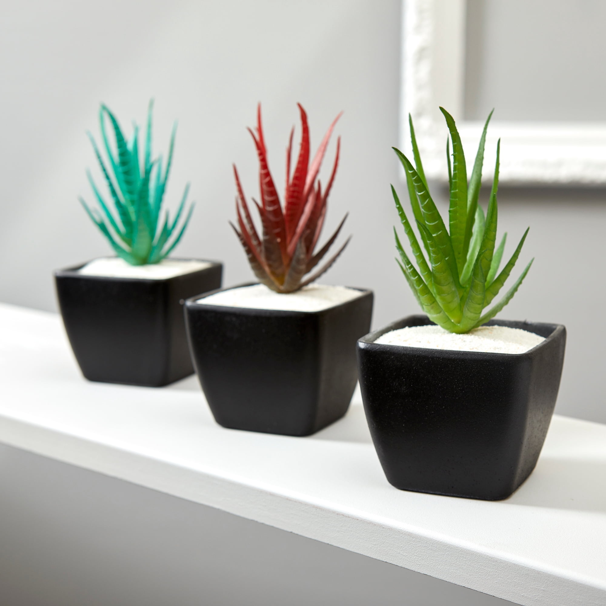 Mainstays 6.5" Artificial Green Agave Succulent Pick