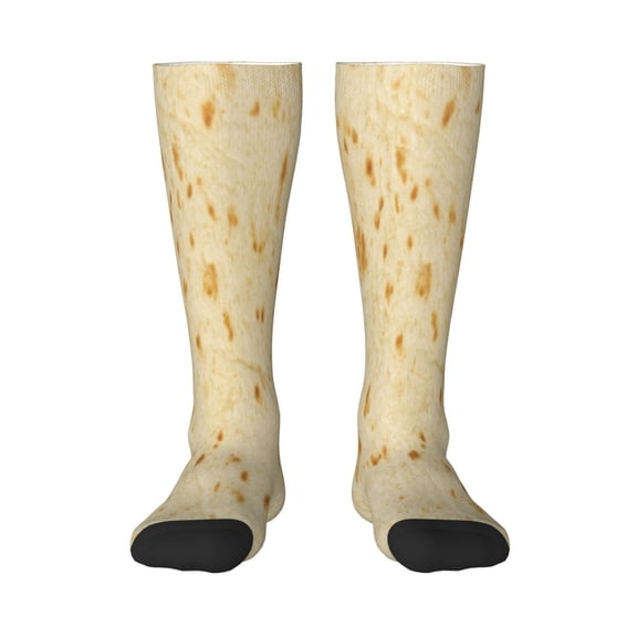 Logiee tortilla Print Gift Stocking Stuffers,Adult Stockings,Novelty Socks,Funny Socks Birthday Running Walking Sleeping