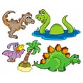 thumbnail image 2 of Various Dinosaurs Wall Decal Sticker Set by Wallmonkeys Vinyl Peel & Stick Graphic for Boys (48 in W x 38 in H), 2 of 4