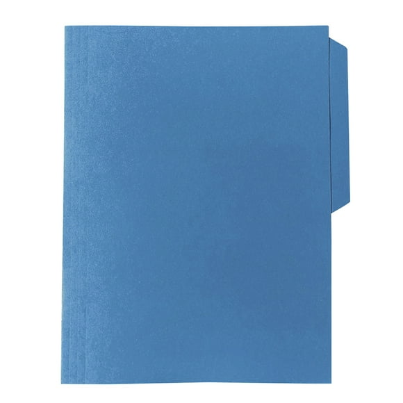 Fólder de Color Azul, Oxford, Tamaño Carta, Ceja 1/2, c/100