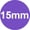 Purple-15mm Thick, variant on YR 4/5 Inch Thick Yoga Mat Hi-Density NBR Foam Exercise Mat with Carry Bag, 76"X24" Black
