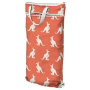 Planet Wise Hanging Wet/Dry Bag, Coral Kangaroo Twill
