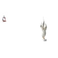 thumbnail image 1 of Estatua de resina de un pensador sentado. Figura decorativa con plumas. Adorno hecho de poliresina. Ideal para sala de estar, oficina, estante o mesa., 1 of 8