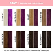 Lime Crime Unicorn Hair, Semi-Permanent Hair Color, Vegan, Full Coverage, Pony, 6.76 fl oz (Unisex)