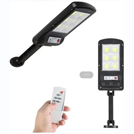

1000LM Solar Flood Light Remote Control Security Parking Lights IP65 Waterproof