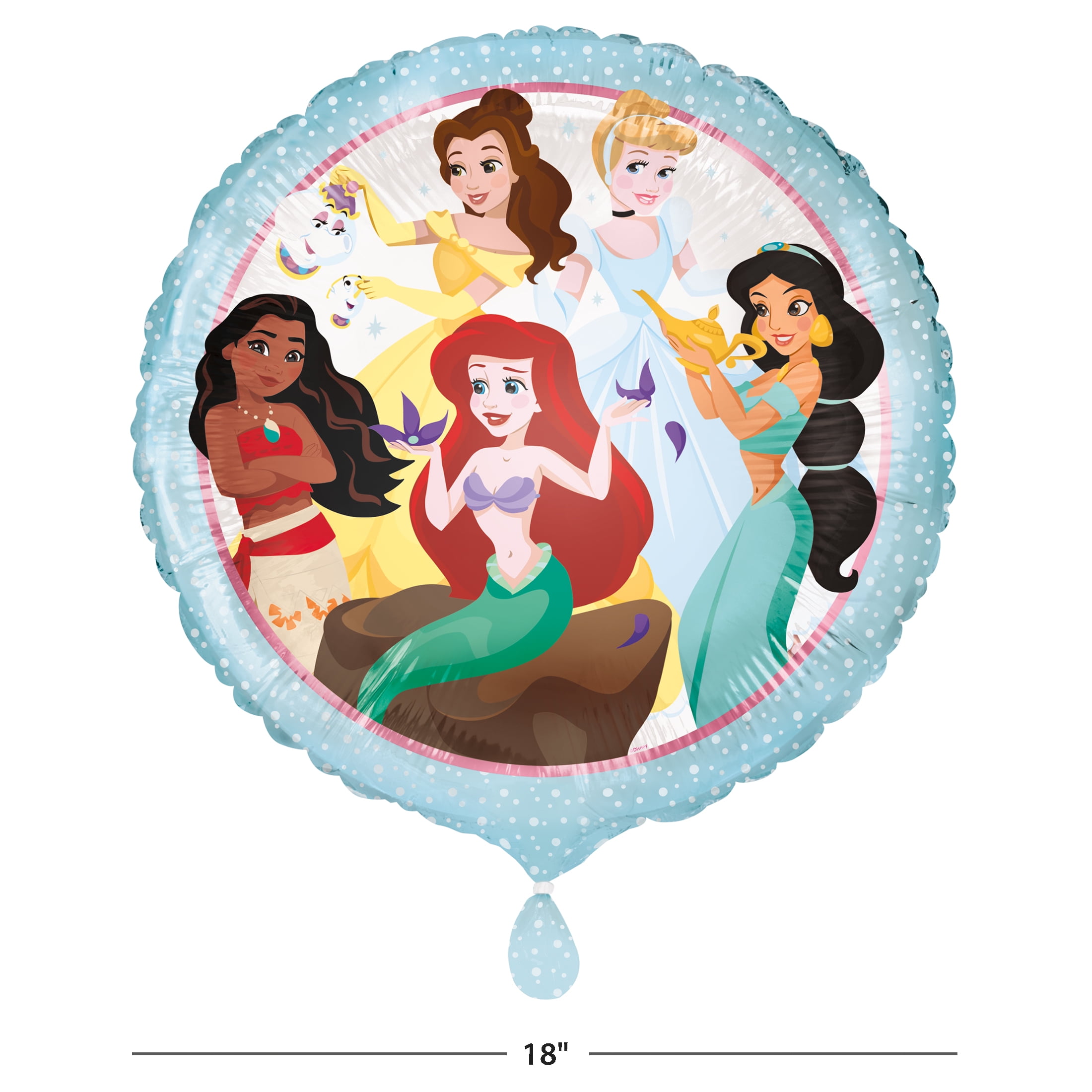 Disney Princess Round 18” Foil Balloon, 1ct