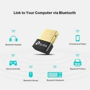 TP-Link USB Bluetooth Adapter for PC (UB400), Bluetooth Dongle Supports Windows PC for Desktop, Laptop, Mouse, Keyboard, Printers, Headsets, Speakers, PS4/ Xbox Controllers - Bulk Packaging - 1 Pack
