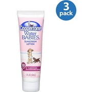 Coppertone Water Babies Sunscreen Lotion SPF 50, 1 oz (Pack of 3)
