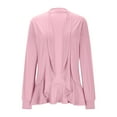 thumbnail image 3 of Sevevn Cardigan Sweaters for Women Women's Solid Color Long Sleeve Casual Tops Blouse Cardigan Coat Family Gifts Pink M, 3 of 8