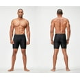 thumbnail image 4 of DevOps Men's Compression Shorts Underwear (Black and Charcoal), Large, Pack of 3, 4 of 4