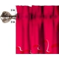 thumbnail image 2 of Abstract Curtain Valances Rainbow Colored Paint Dripping White Background Curtains Valances for Farmhouse Living Room Kitchen Decor 54"x18", 2 of 5