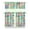 Bohemian01, variant on Tropical Seashell Window Curtains 3-PC Set, Light Filtering Beach Style Rod Pocket Panels for Farmhouse Kitchen